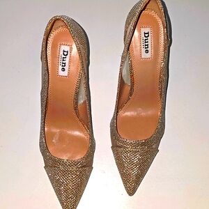 Dune London Gold Women's Shoes Size 40